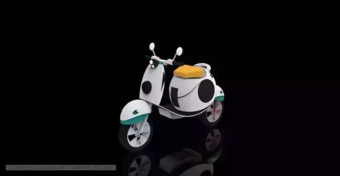 White Scooter