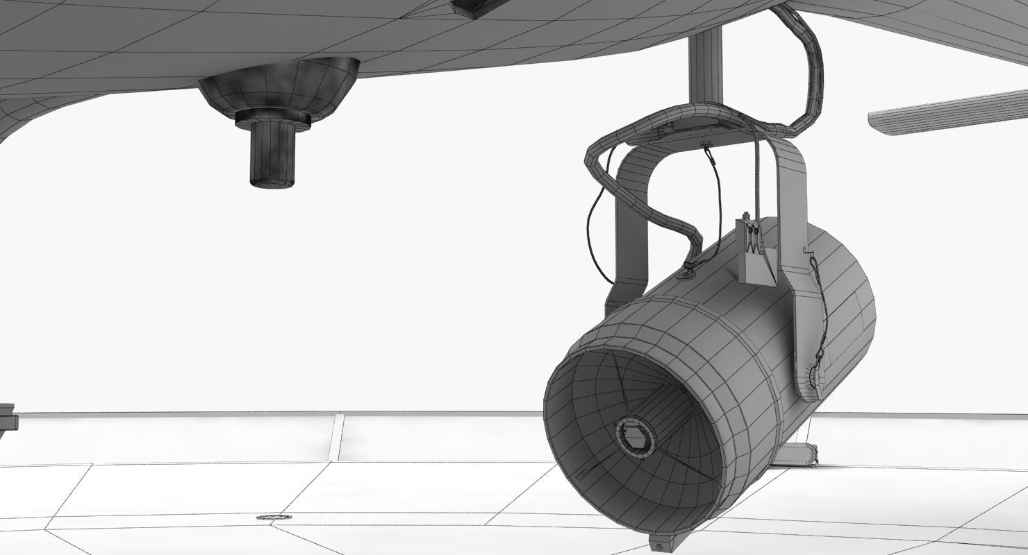 AS-350 Philadelphia Police Low-poly 3D model_22