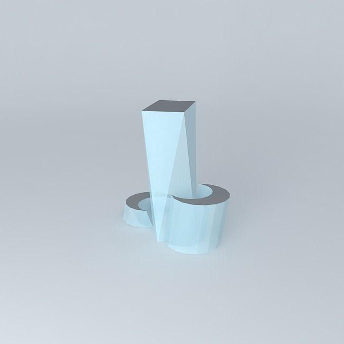 All letters library Free 3D model_2