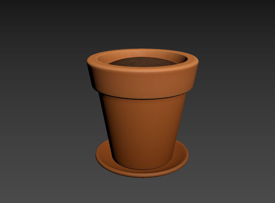 Flower Pot 3D model_13