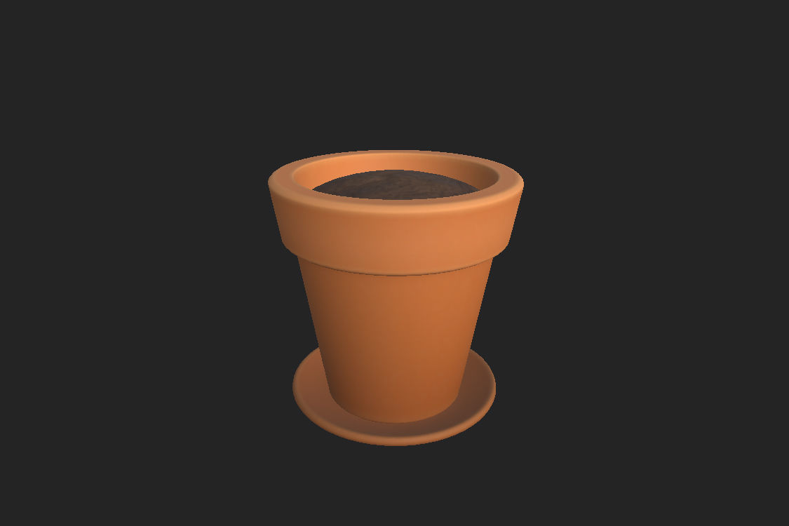 Flower Pot 3D model_8