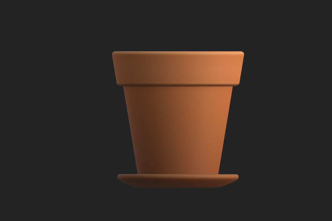 Flower Pot 3D model_11
