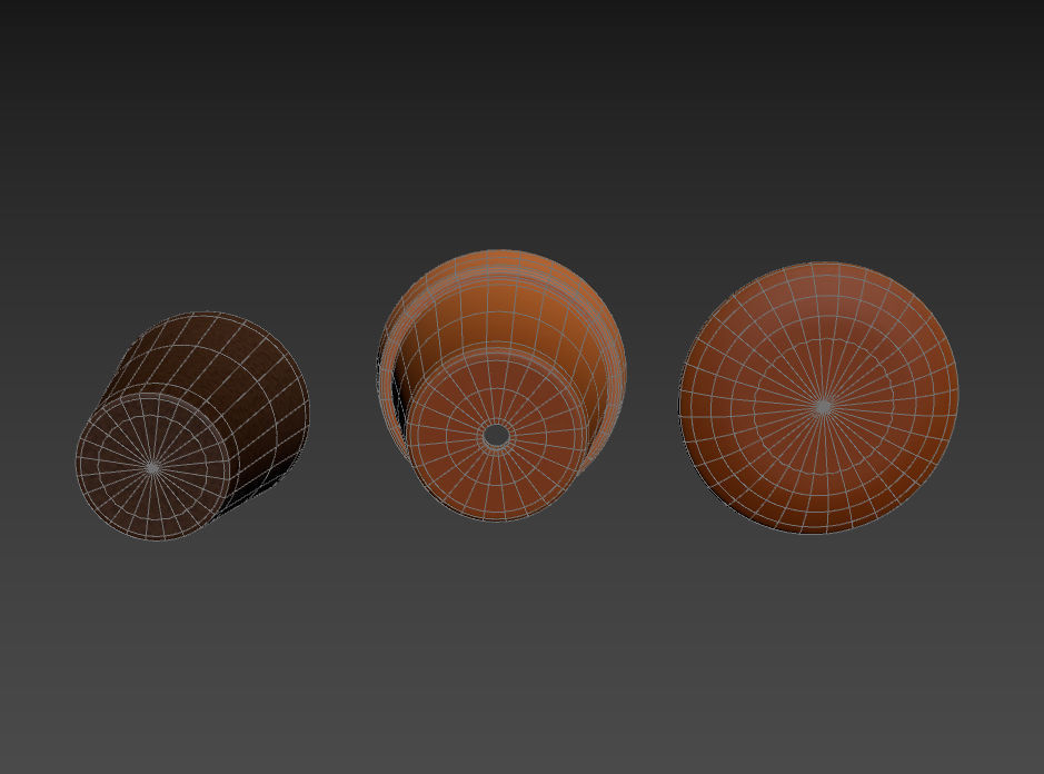Flower Pot 3D model_17