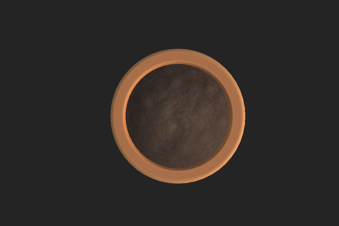 Flower Pot 3D model_12