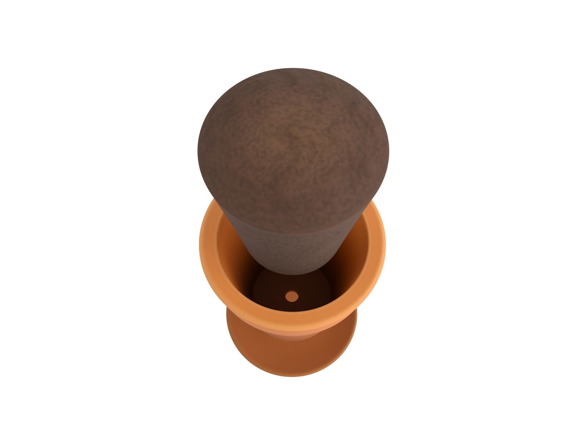 Flower Pot 3D model_6