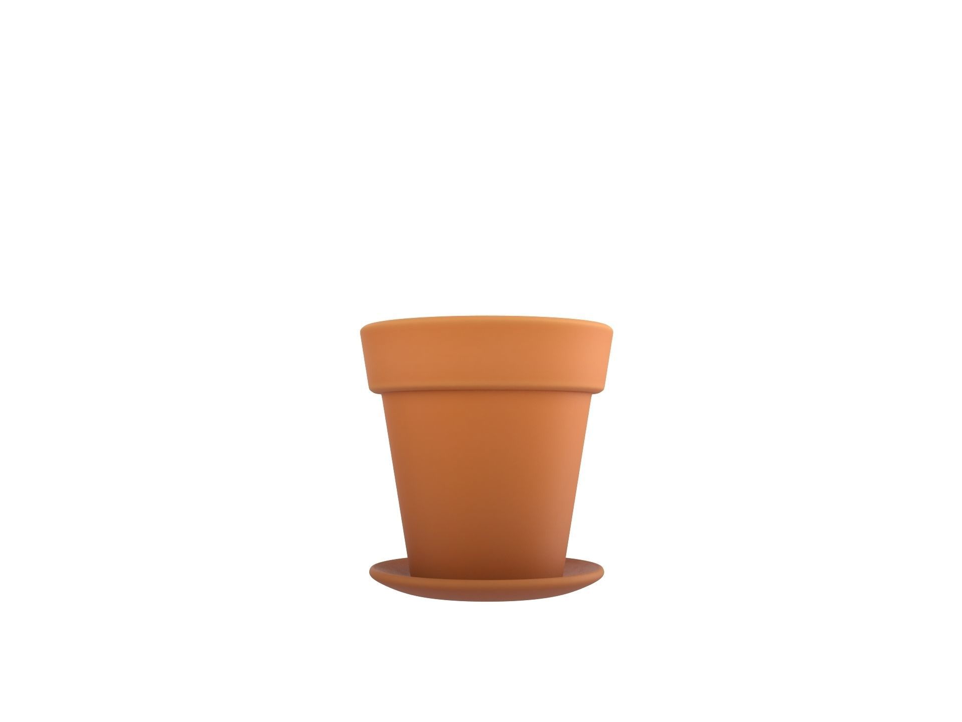 Flower Pot 3D model_4