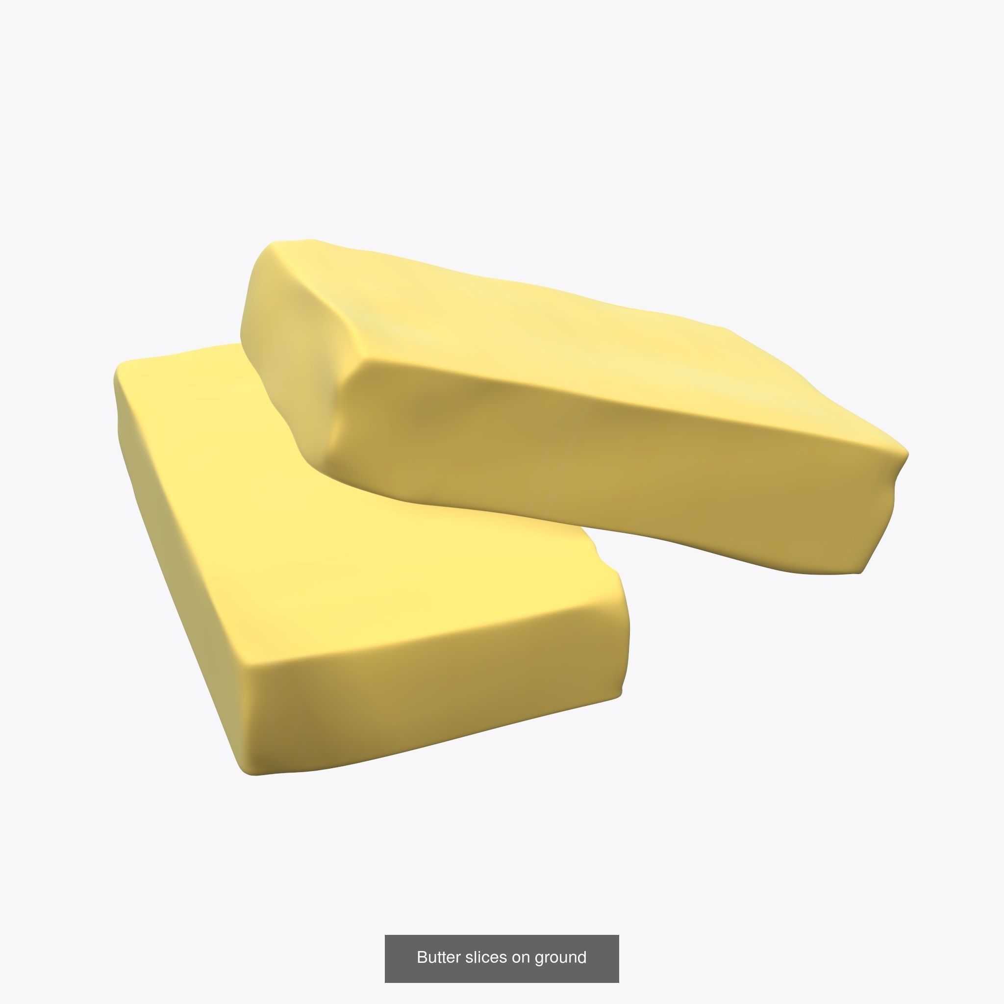 Butter margarine plastic container package box mock-up 3D Model Collection_7