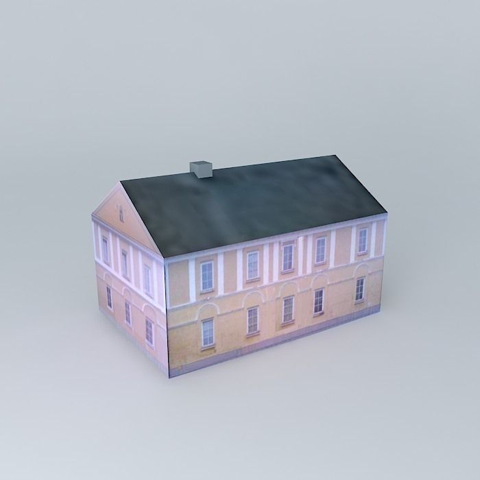 Presbytery Vicarage in Pilsen Free 3D model_2