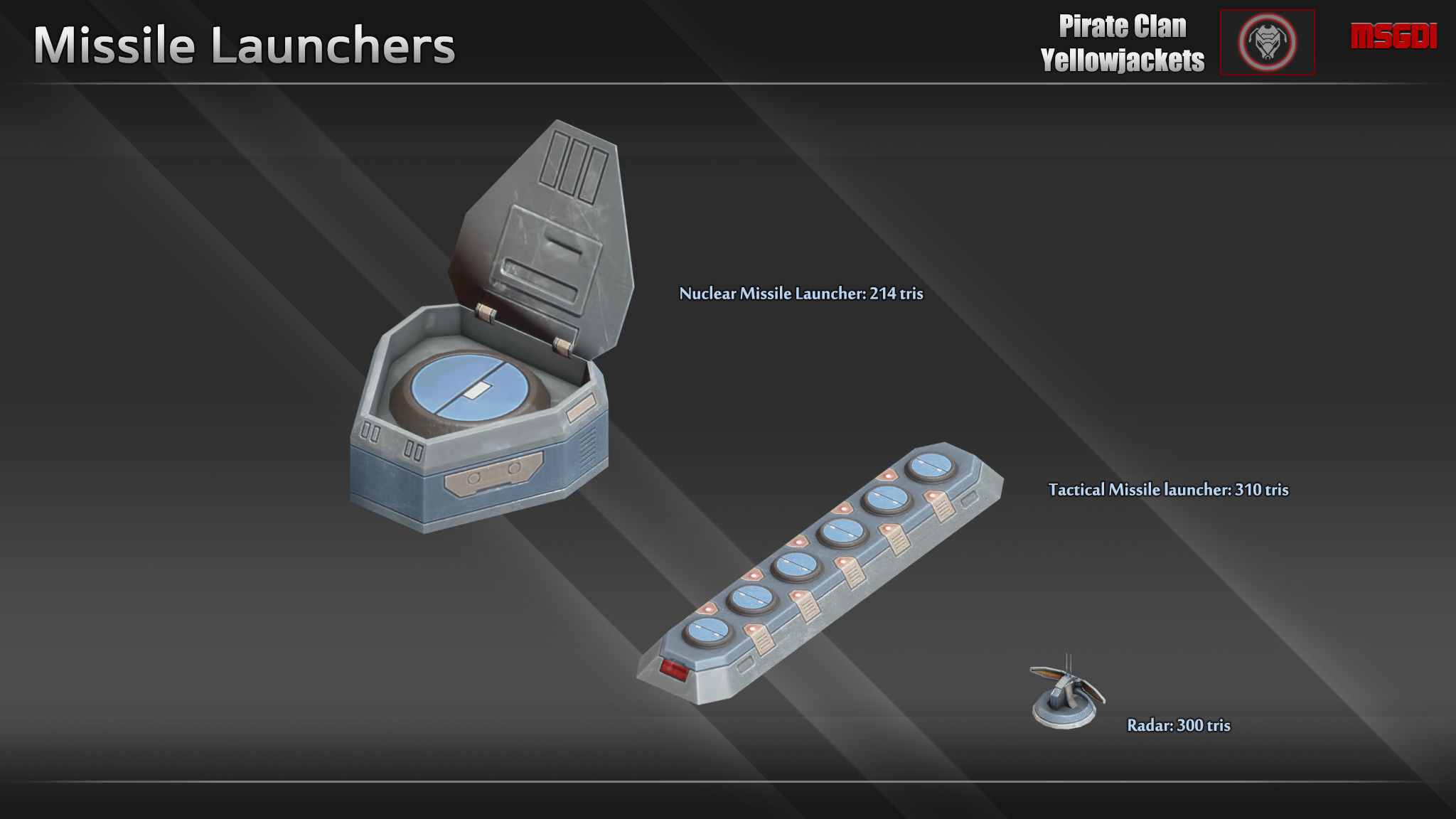 Spaceship Blackbird Destroyer Low-poly 3D model_2