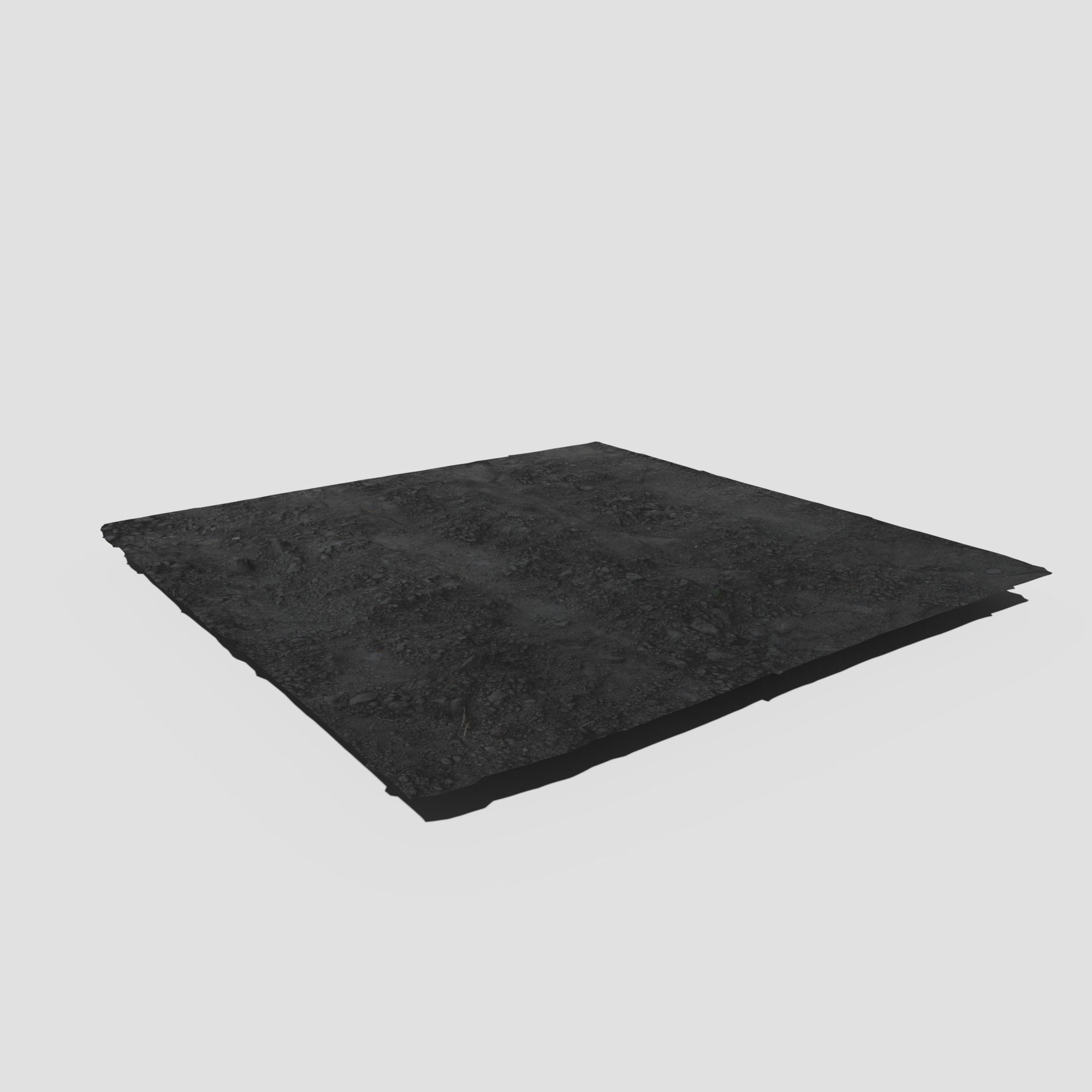 Creeping Buttercup Flower Meadow Patch 3D model_6