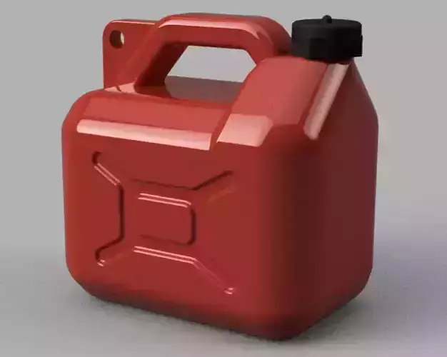 Gas tank 5L 10th scale 3D print model