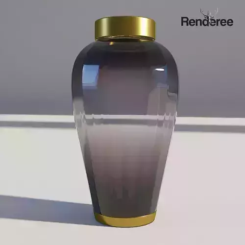 Dark Glass Vase