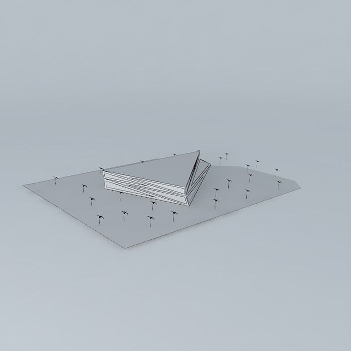 Business building project 1 Free 3D model_4