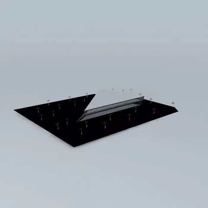 Business building project 1 Free 3D model_0