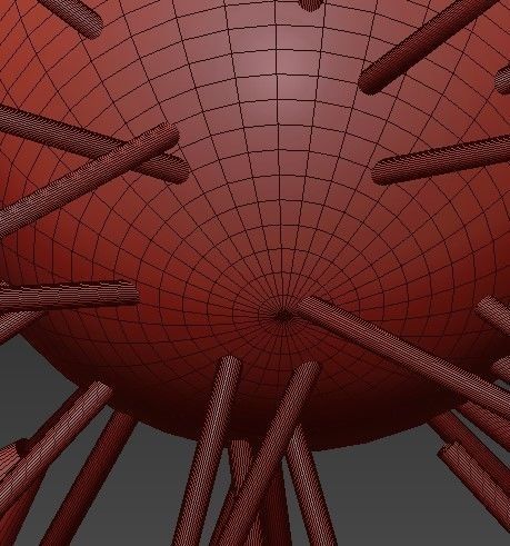 Original Sputnik Kronleuchter 3D model_3