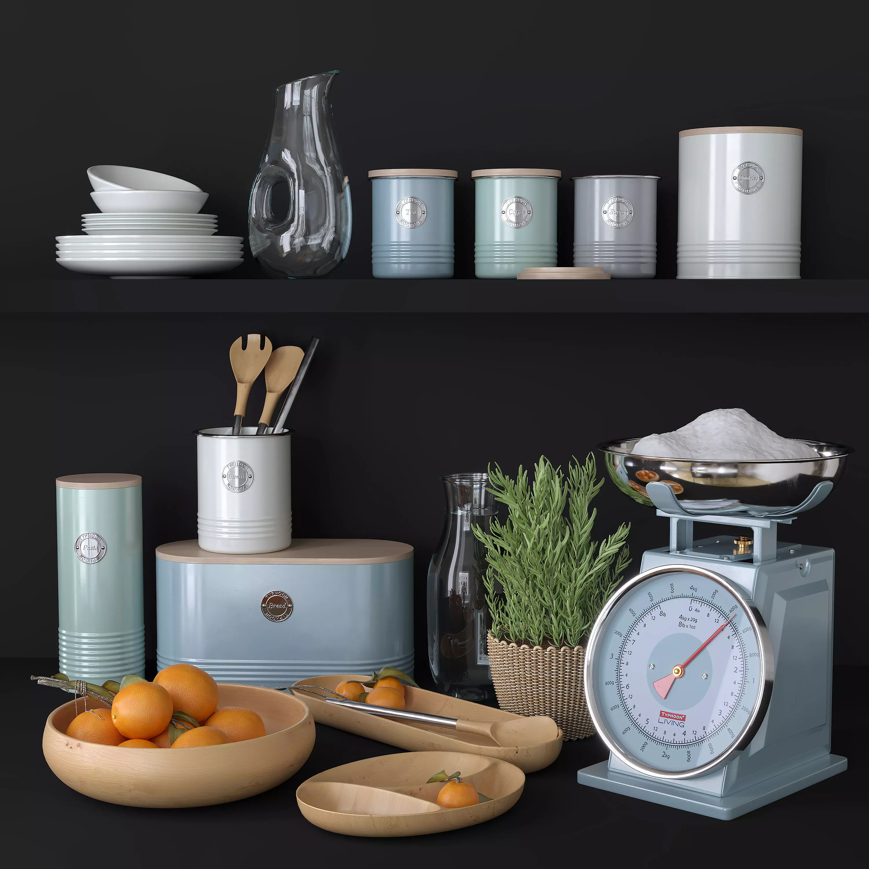 TYPHOON Living Decor set 01 3D model