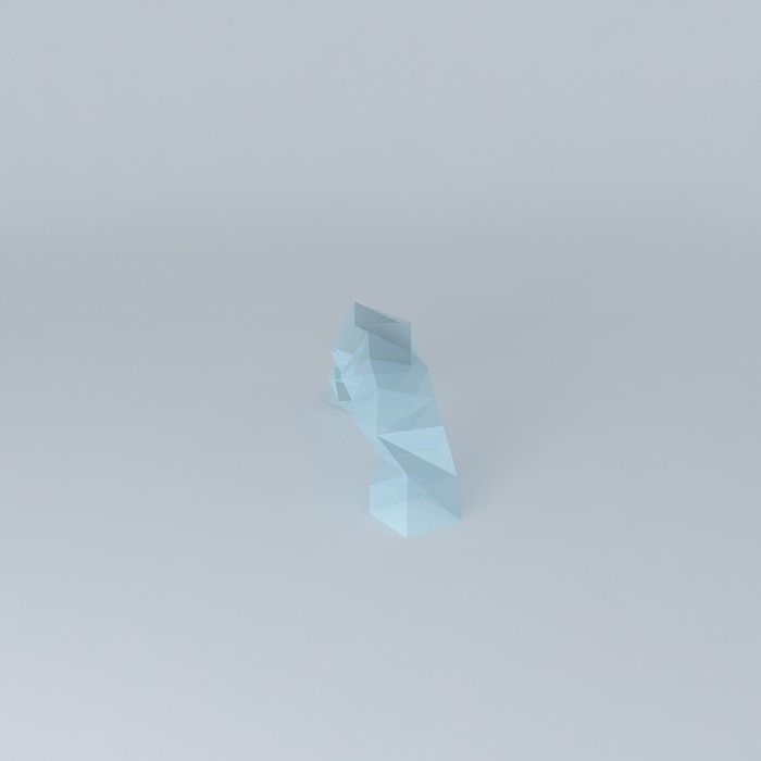 Crystal Bow Building Free 3D model_2