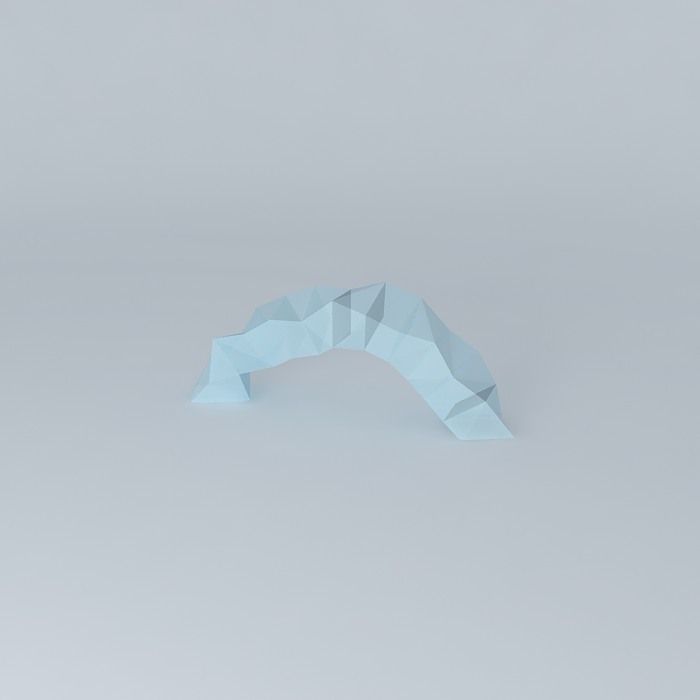 Crystal Bow Building Free 3D model_1