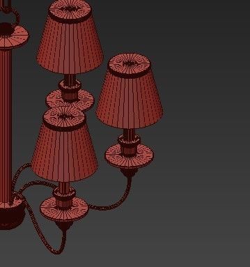 Visual Comfort Chandelier 3D model_1