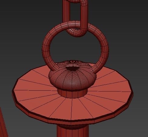 Visual Comfort Chandelier 3D model_2