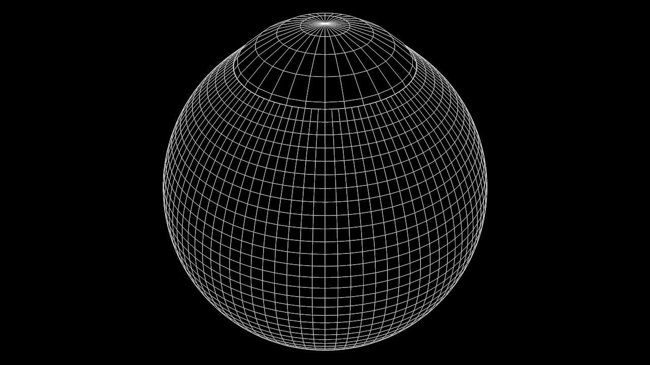 Black Eyeball Low-poly 3D model_11