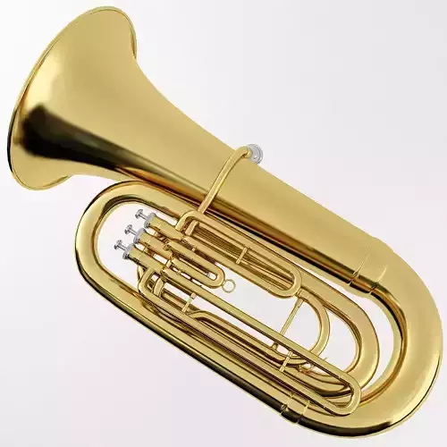 Brass Tuba 3D model