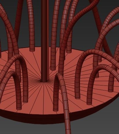 Imperial Chandelier 21 Loft Concept 3D model_4