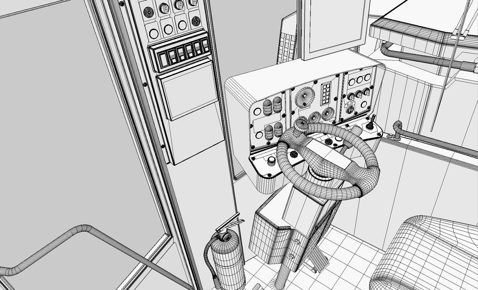 Two-Boom Drill Rig DD421 3D model_25