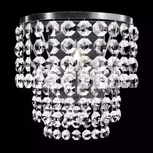 Restoration Hardware SOHO CRYSTAL SCONCE Silver