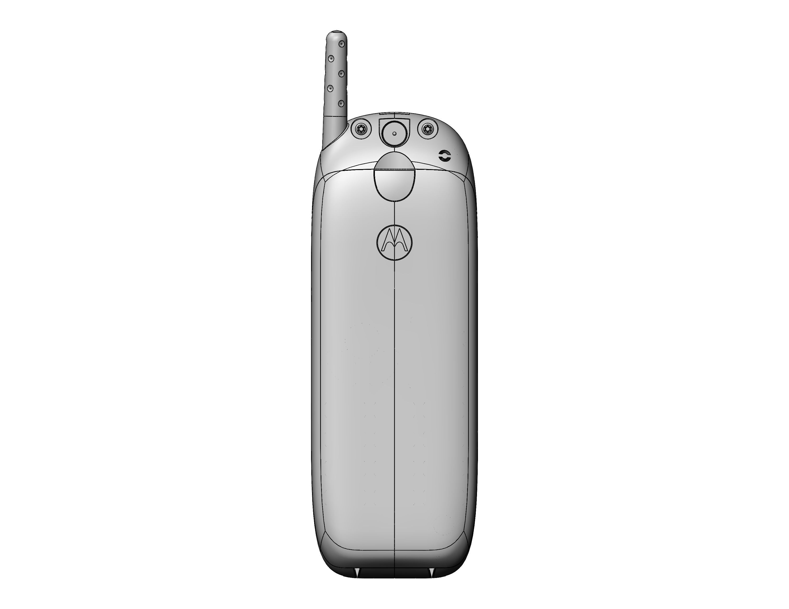 Motorola m3788e 3D model_11