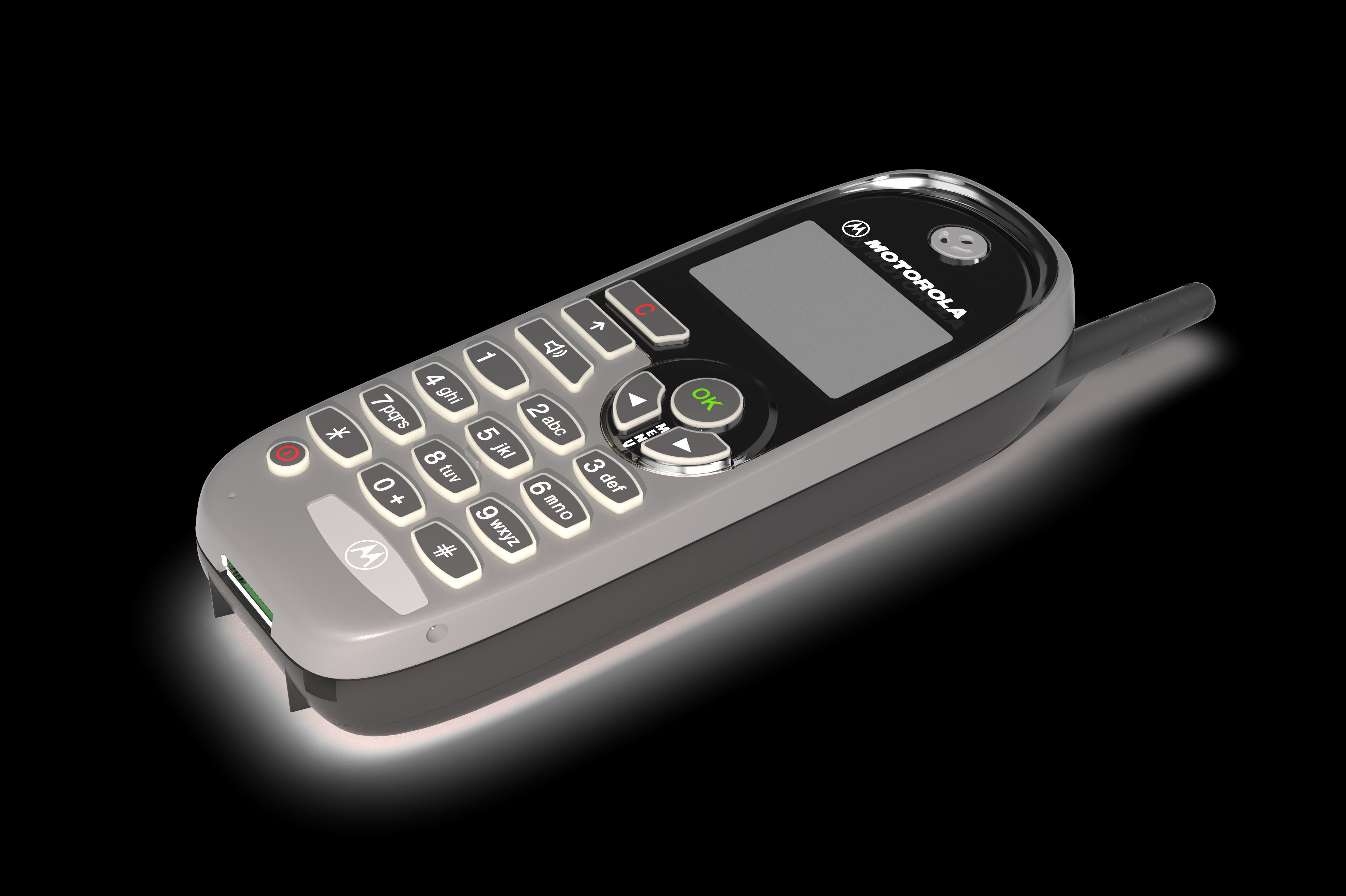 Motorola m3788e 3D model_0