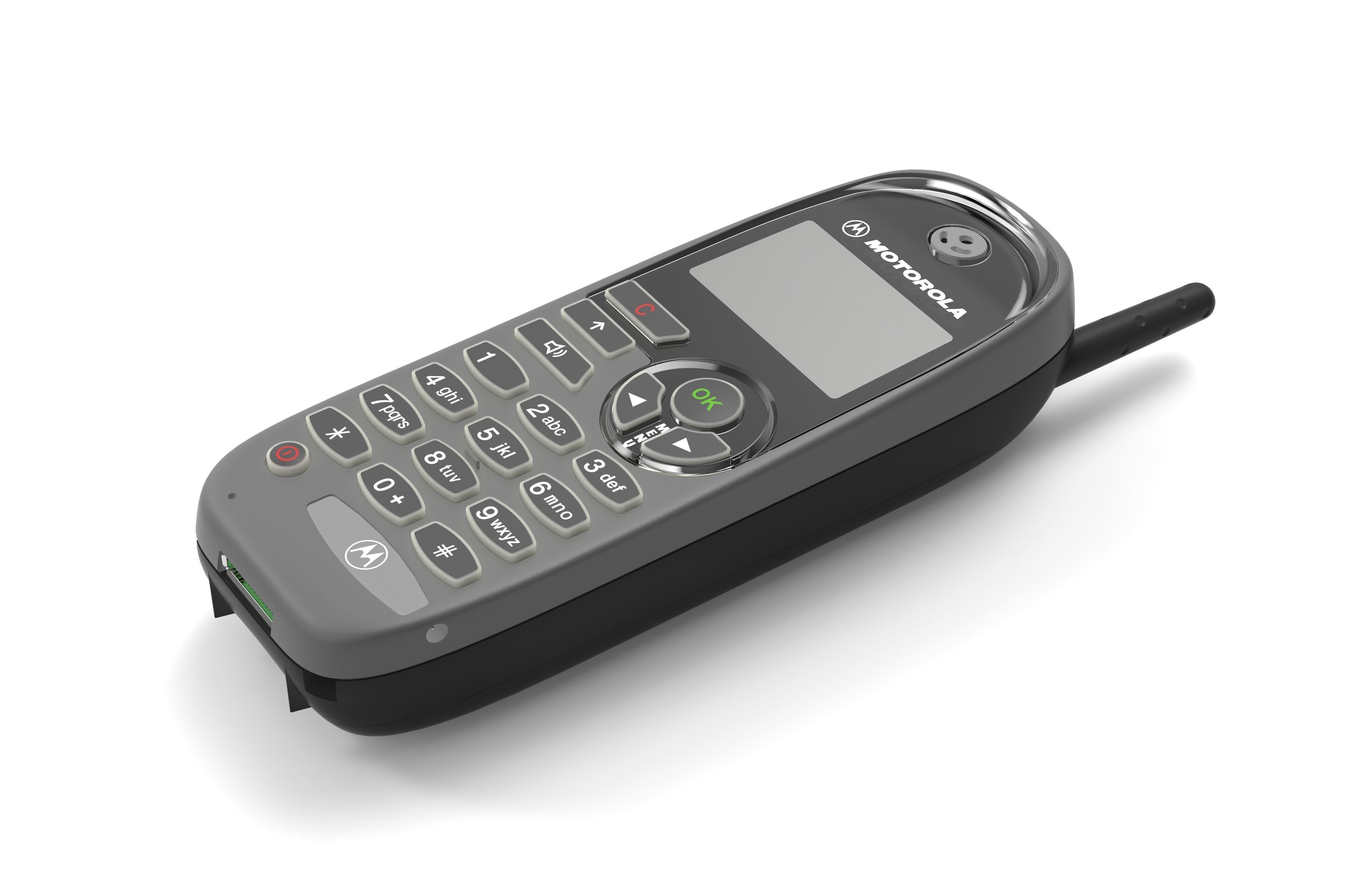 Motorola m3788e 3D model_1