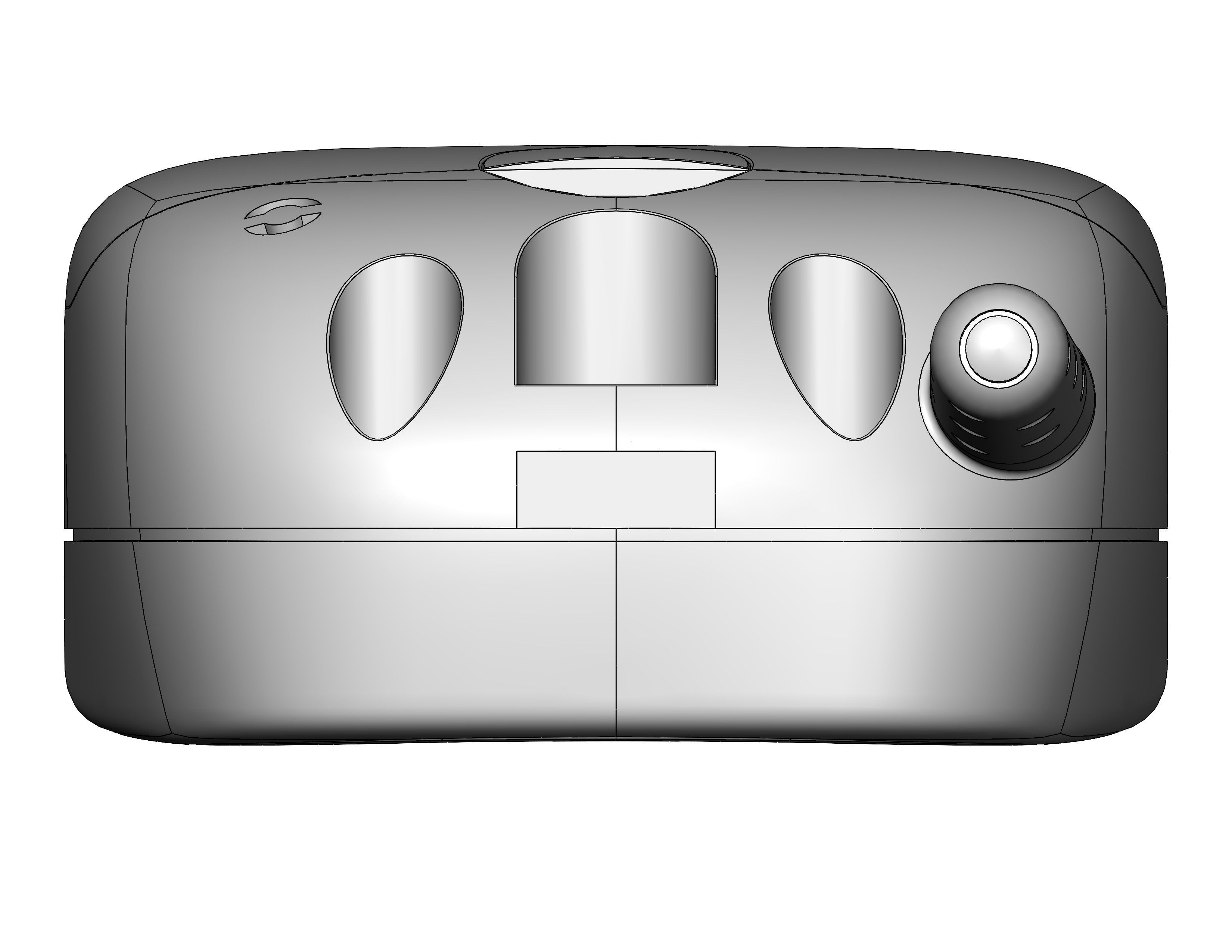 Motorola m3788e 3D model_13