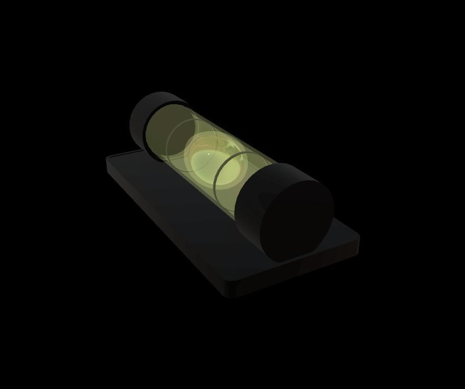 Stylised Spirit level Low-poly 3D model_4