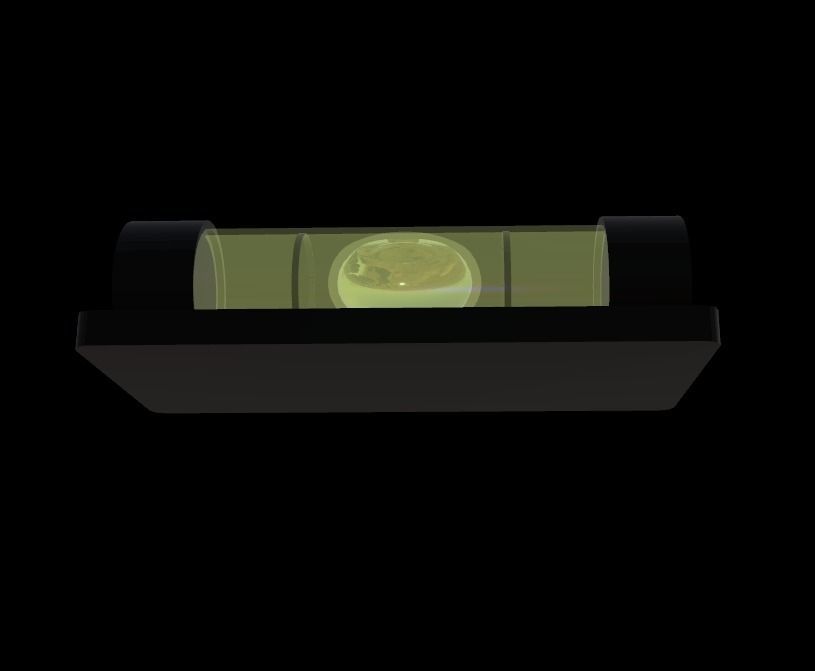 Stylised Spirit level Low-poly 3D model_3