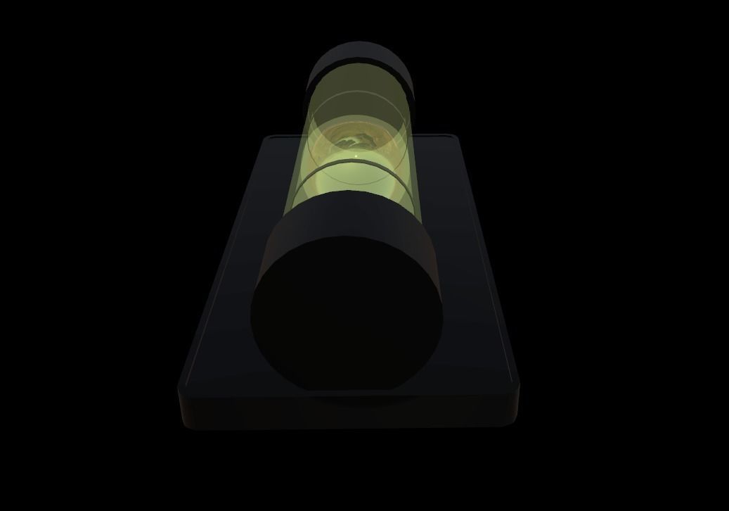 Stylised Spirit level Low-poly 3D model_2