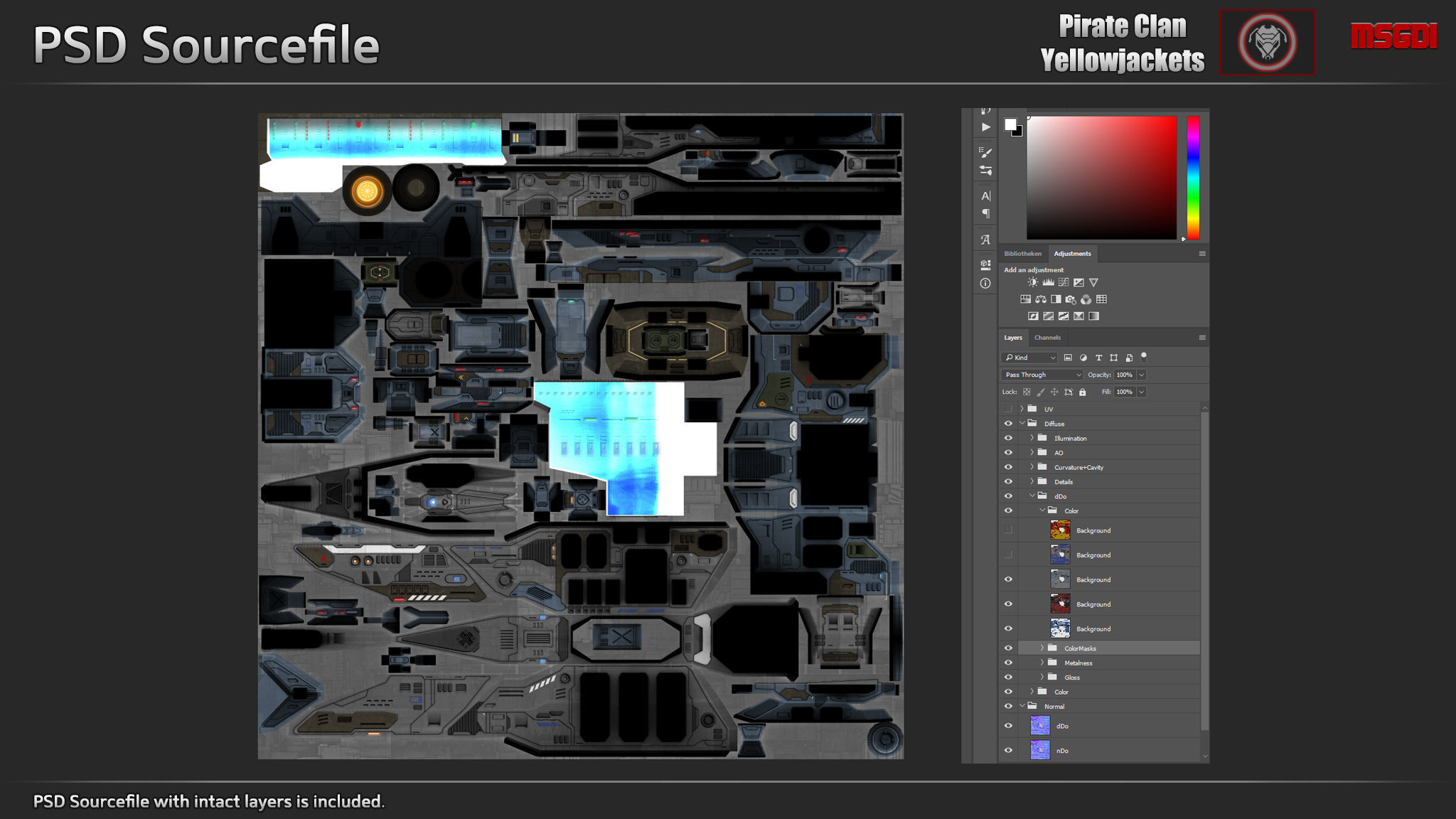 Pirate Clan Yellowjackets Spaceship Collection _16