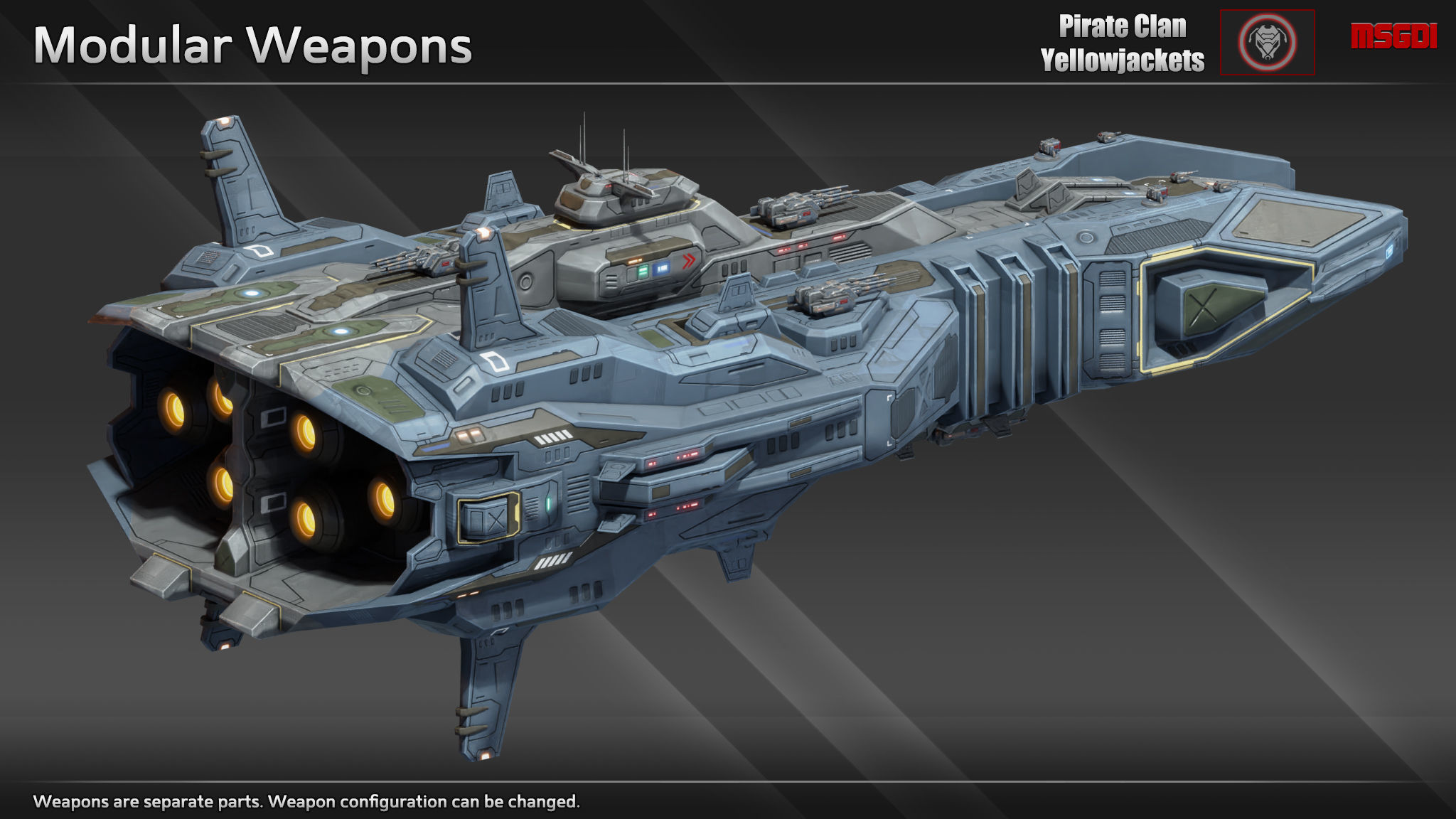 Pirate Clan Yellowjackets Spaceship Collection _15