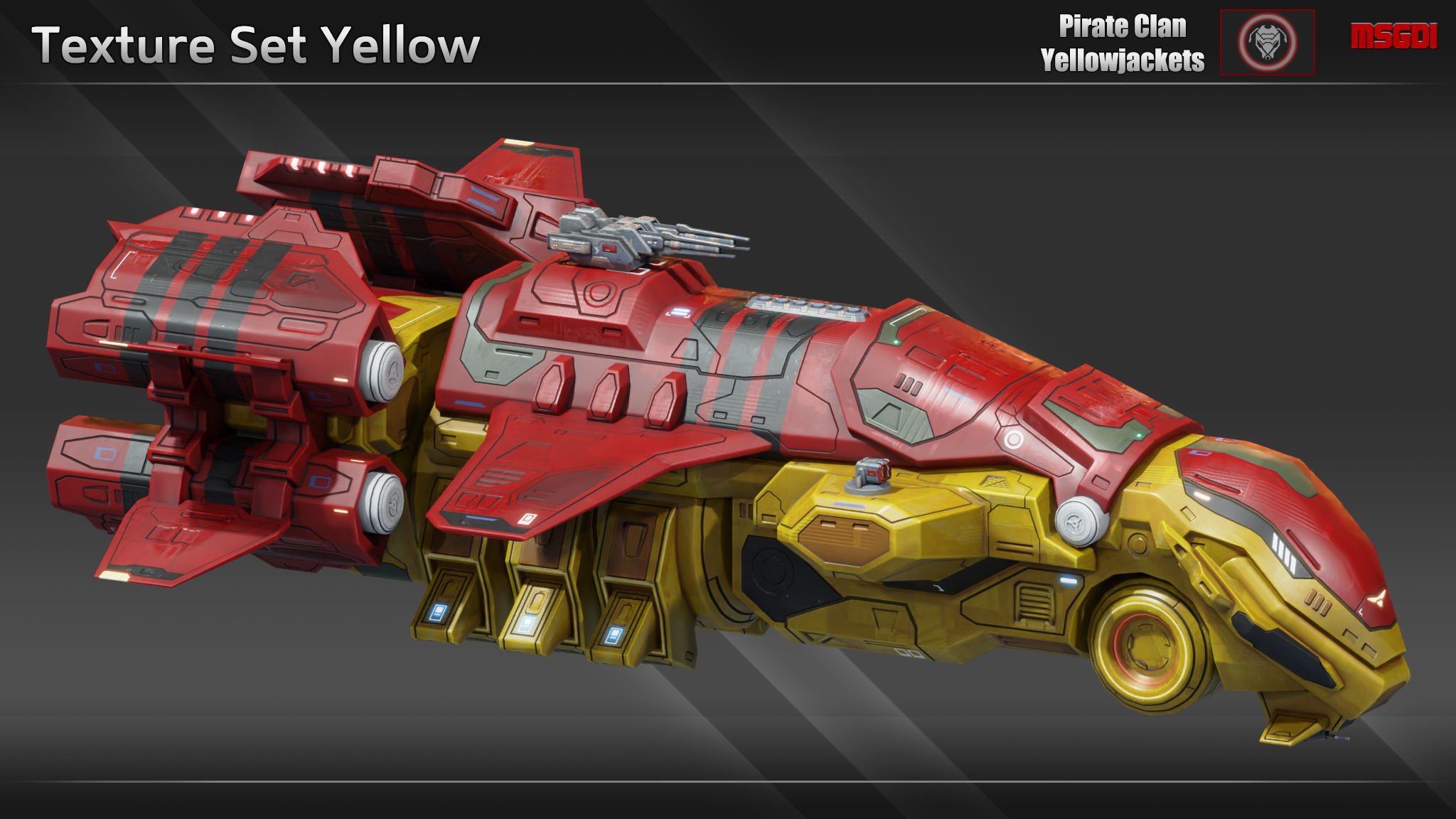 Pirate Clan Yellowjackets Spaceship Collection _21
