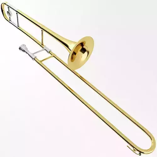 Trombone 3D model