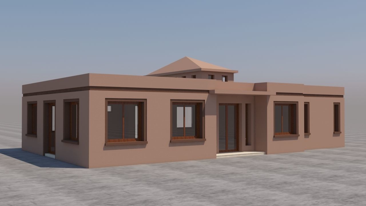 Moroccan House Marrakech 3D model_4