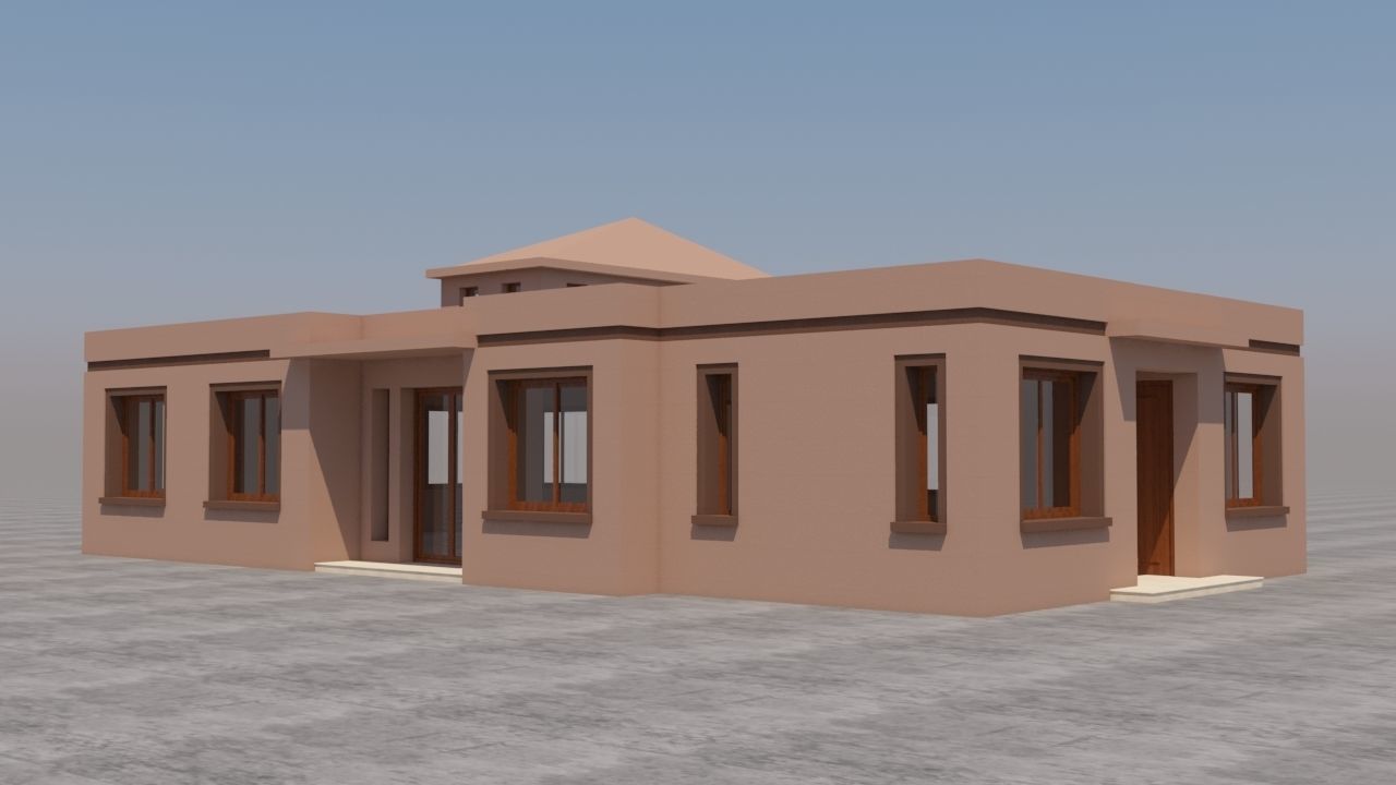 Moroccan House Marrakech 3D model_3