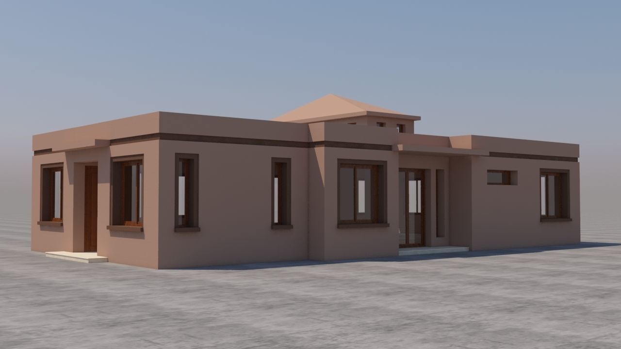 Moroccan House Marrakech 3D model_6