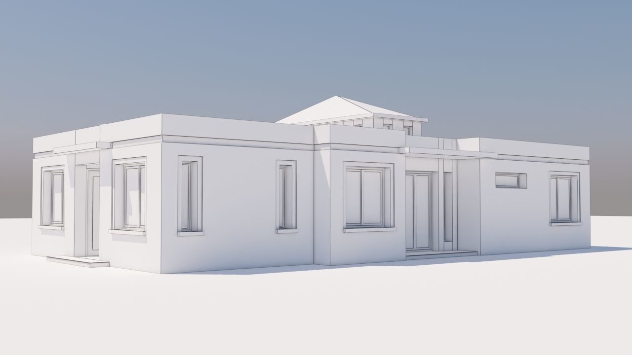 Moroccan House Marrakech 3D model_15