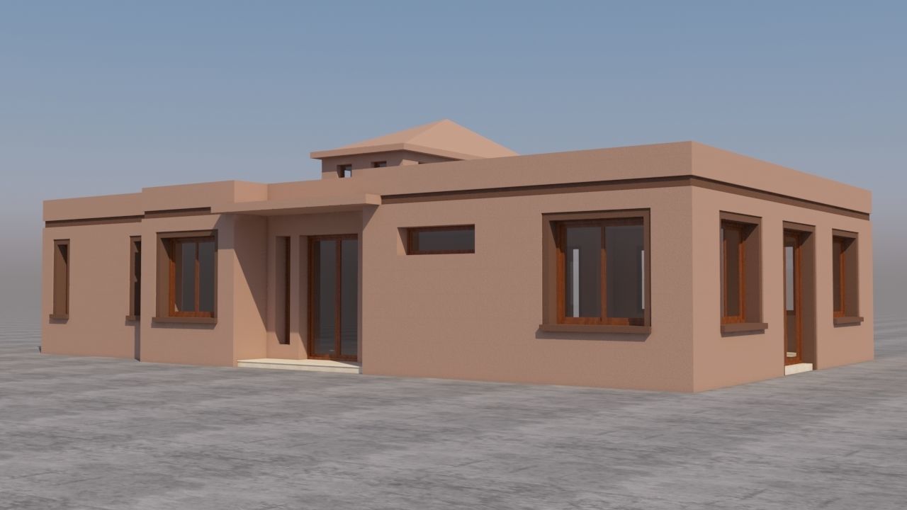 Moroccan House Marrakech 3D model_5
