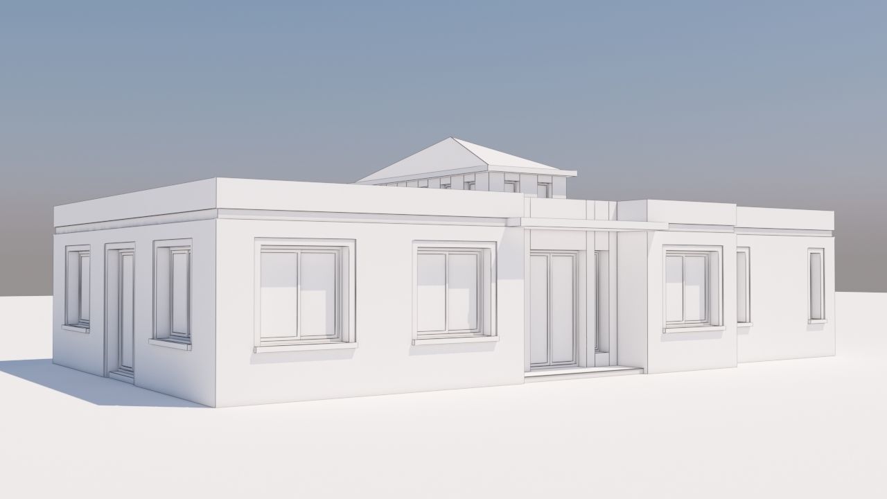 Moroccan House Marrakech 3D model_13