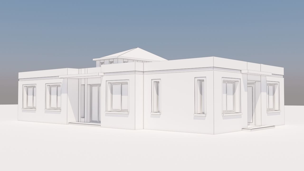 Moroccan House Marrakech 3D model_12