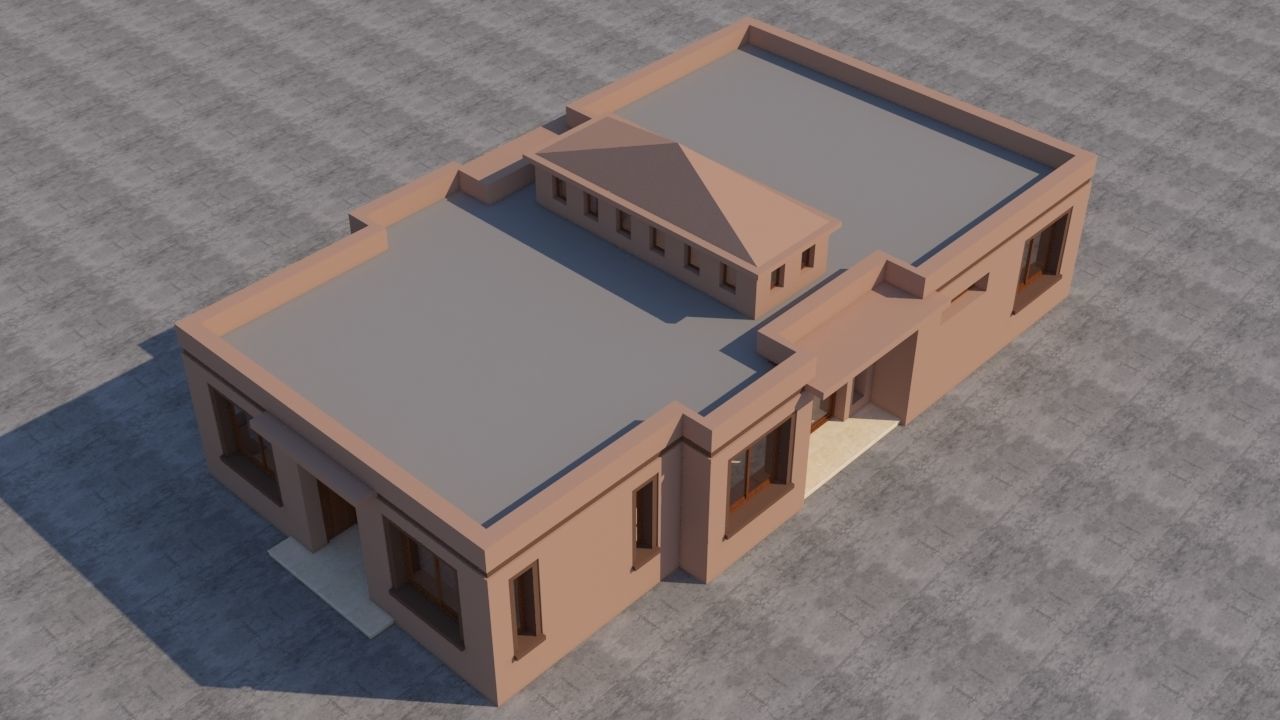 Moroccan House Marrakech 3D model_2