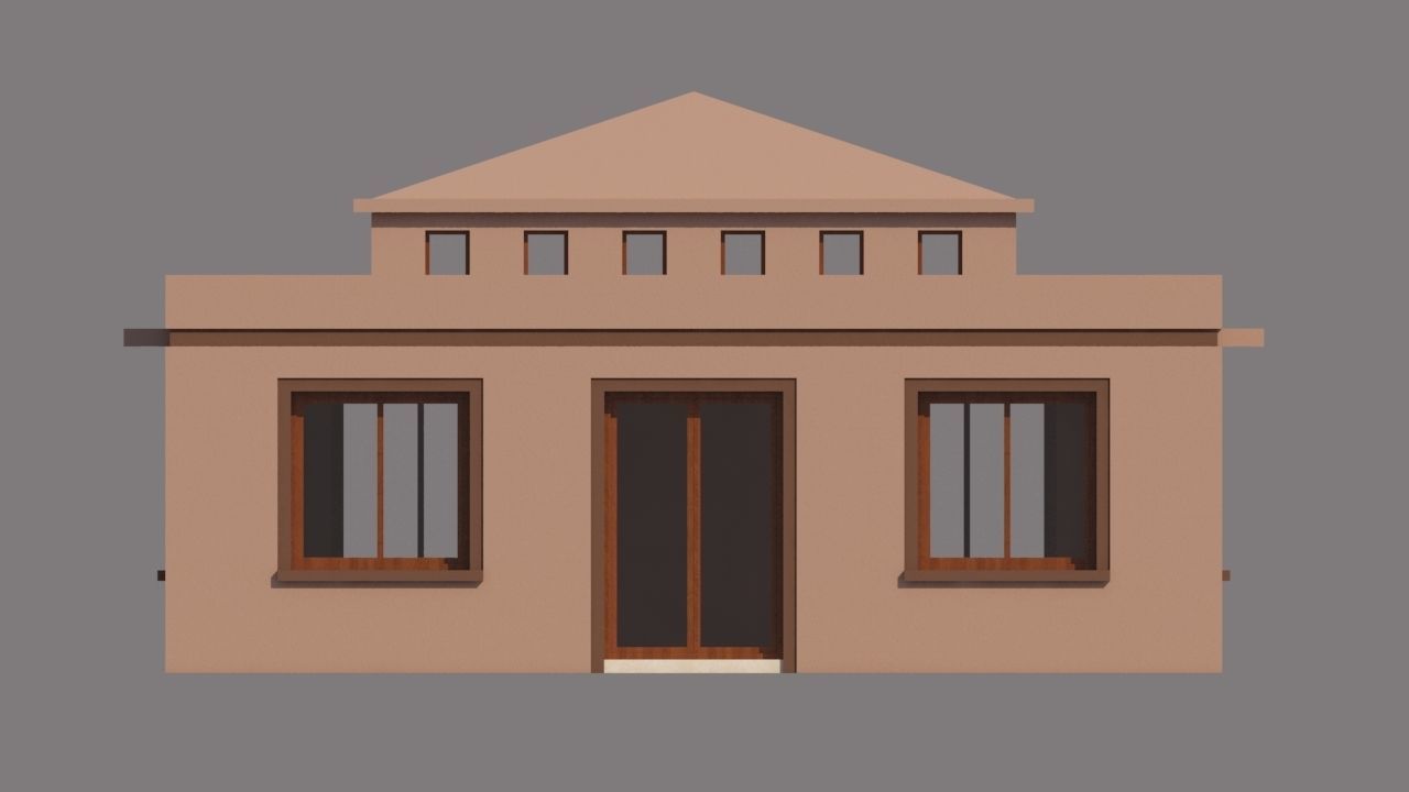 Moroccan House Marrakech 3D model_8