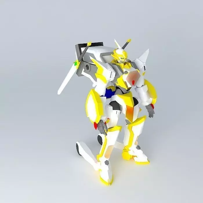 Lancelot robot Free 3D model_0